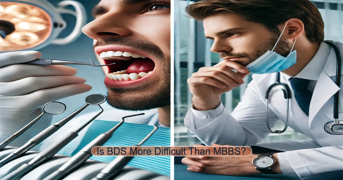 Is BDS More Difficult Than MBBS?